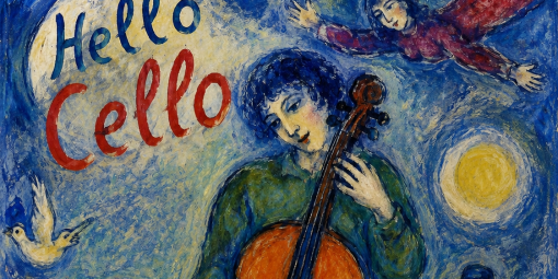 Hello Cello 2026 - KI generiert - quer